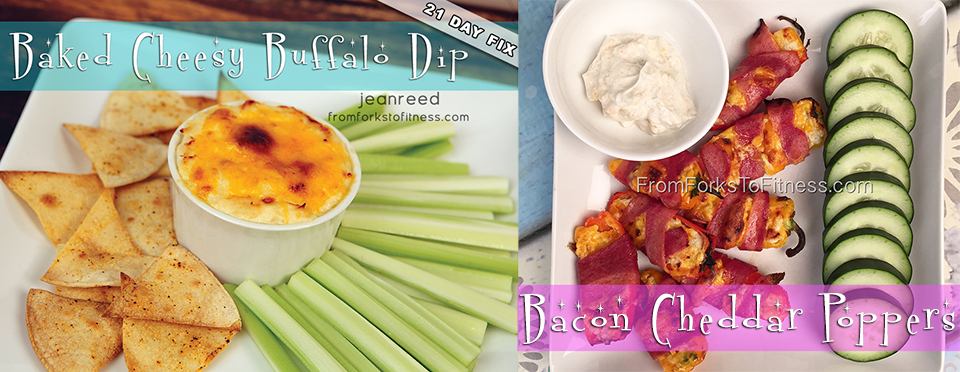 21 Day Fix Buffalo Dip and Poppers