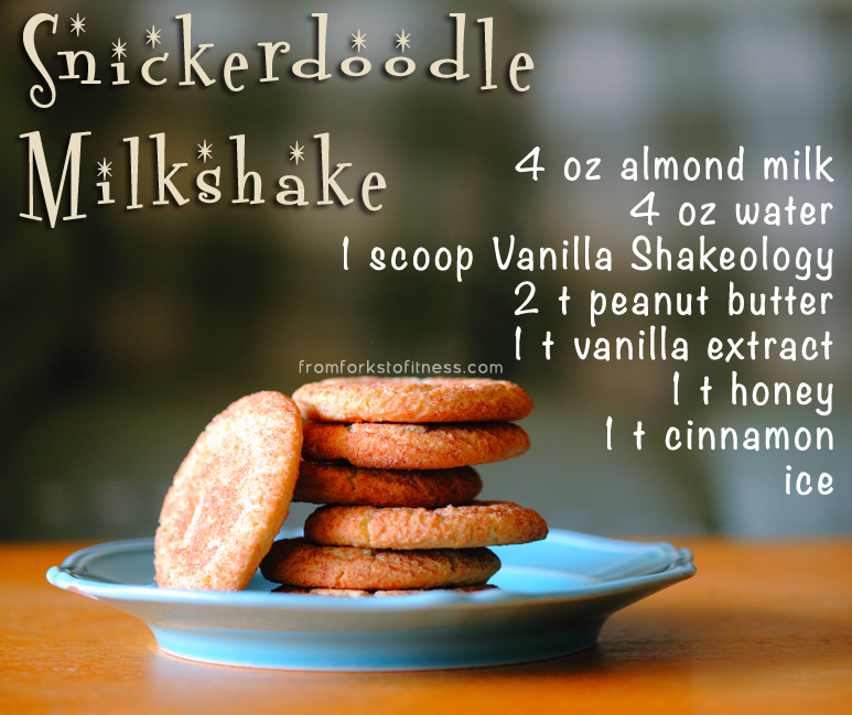 21 Day Fix: Snickerdoodle Milkshake | From Forks to Fitness