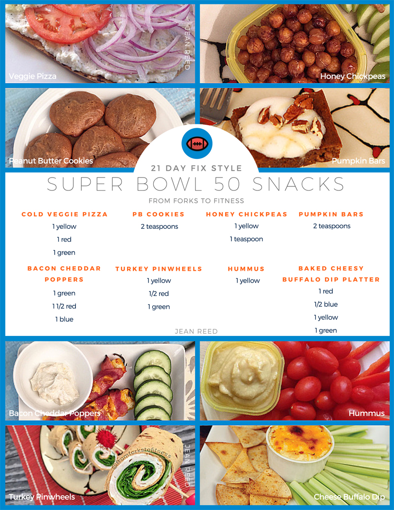 21 Day Fix: Super Bowl Snacks - From Forks to Fitness